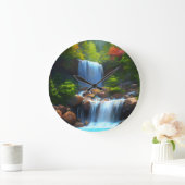 滝 ラージ壁時計 (ホーム)