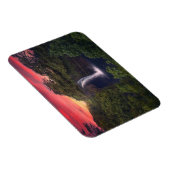 滝 |レインボー滝，ハワイ，ヒロ マグネット (右側)