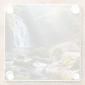 滝 |北アイルランド，グレノ ガラスコースター (裏面)