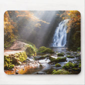 滝 |北アイルランド，グレノ マウスパッド (正面)