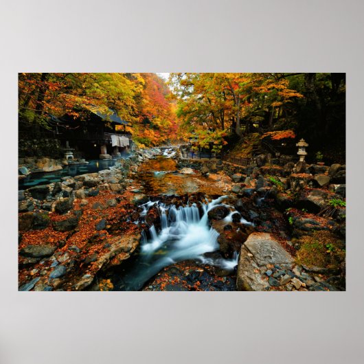 滝 |宝川温泉黄泉閣 ポスター (正面)