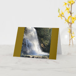 滝、愛と許し、バレンタインカード カード