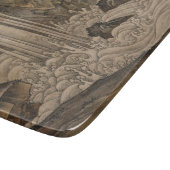 滝(日本の風景画)（狩野元信） カッティングボード (角)