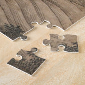 滝(日本の風景画)（狩野元信） ジグソーパズル (側面)