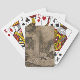 滝(日本の風景画)（狩野元信） トランプ