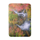 滝 |水栓ウォーターフォールズ日光日本秋 バスマット (正面縦)