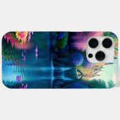 滝 – 池に入る花 Case-Mate iPhoneケース (裏面 (横))