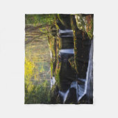 滝 |素晴らしスモークマウンテン国立公園 フリースブランケット (正面)