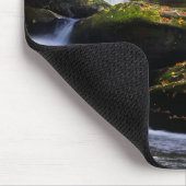 滝 |素晴らしスモークマウンテン国立公園 マウスパッド (コーナー)