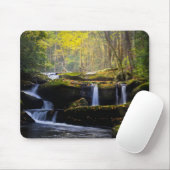 滝 |素晴らしスモークマウンテン国立公園 マウスパッド (マウス)