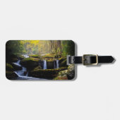 滝 |素晴らしスモークマウンテン国立公園 ラゲッジタグ (正面横)