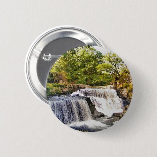 滝 缶バッジ (正面&裏面)