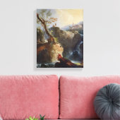 滝， 1773 キャンバスプリント (インサイチュ (リビング))