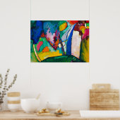 滝、1909年ワッシリー・カンディンスキー著 ポスター (キッチン)