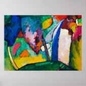 滝、1909年ワッシリー・カンディンスキー著 ポスター (正面)