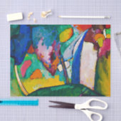 滝、1909年ワッシリー・カンディンスキー著 薄葉紙 (クラフト)