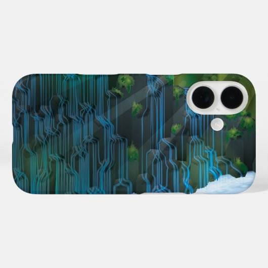 滝 Case-Mate iPhoneケース (裏面 (横))