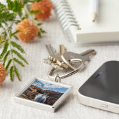 滝 | Fitz Roy Mountain，アルゼンチン キーホルダー (側面)