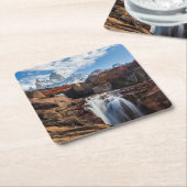 滝 | Fitz Roy Mountain,アルゼンチン スクエアペーパーコースター (アングル)