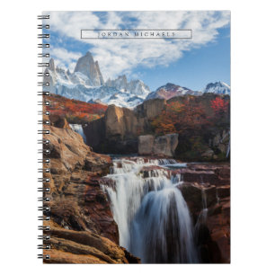 滝 Fitz Roy Mountain,アルゼンチン ノートブック