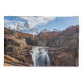 滝 | Fitz Roy Mountain,アルゼンチン 枕カバー (裏面)