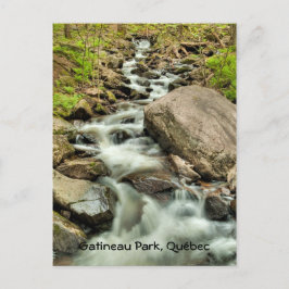 滝、Gatineau公園、ケベック ポストカード