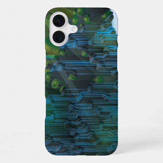 滝 iPhoneケース (裏面)