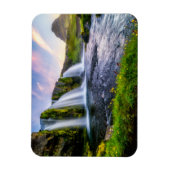 滝 | Kirkjufellsfoss，アイスランド マグネット (縦)