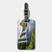 滝 | Kirkjufellsfoss，アイスランド ラゲッジタグ (正面縦)