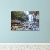 滝 | Looking Glass Waterfalls キャンバスプリント (インサイチュ (ウッドフロア))