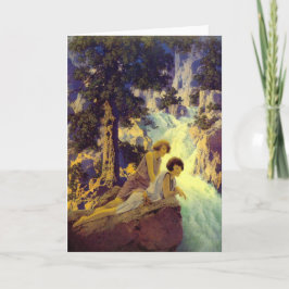 「滝」、Maxfield Parrish カード