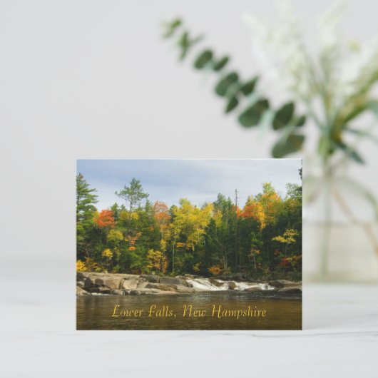 滝、NHの郵便はがきを    下げて下さい ポストカード (スタンド正面)