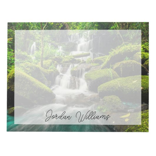 滝 | Phu Tub Berk Mountain，タイ ノートパッド (正面)