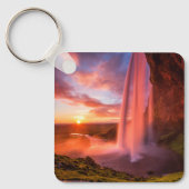 滝 | Seljalandsfoss Waterfall キーホルダー (正面)