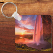 滝 | Seljalandsfoss Waterfall キーホルダー (正面)