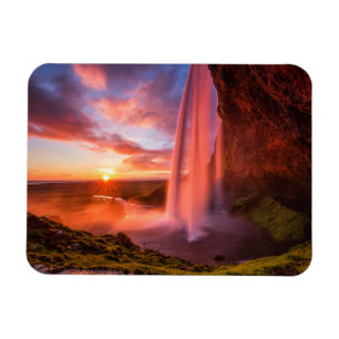 滝 Seljalandsfoss Waterfall マグネット