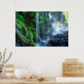 滝 | Shinmata Ravine，日本 ポスター (キッチン)