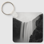 滝 | Skogafoss Waterfall，アイスランド キーホルダー (正面)