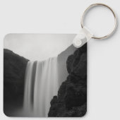 滝 | Skogafoss Waterfall，アイスランド キーホルダー (裏面)