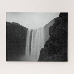 滝 Skogafoss Waterfall,アイスランド ジグソーパズル