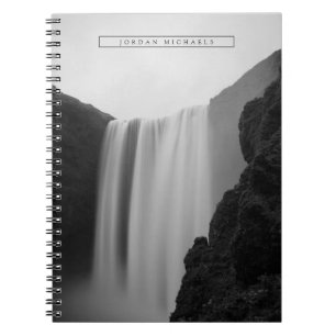 滝 Skogafoss Waterfall,アイスランド ノートブック