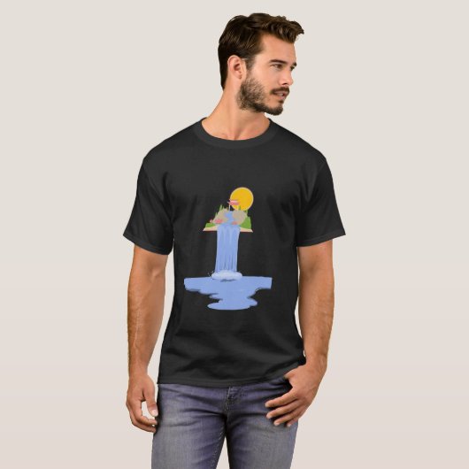 滝 Tシャツ (正面フル)