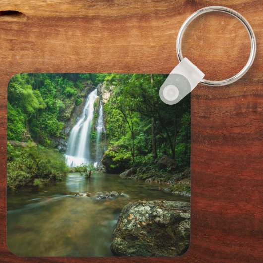 滝 | Tamnung Waterfall, Phuket Thailand キーホルダー (裏面)