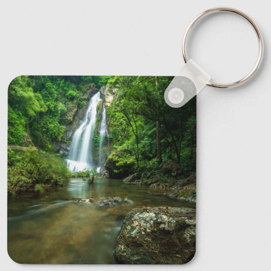 滝 | Tamnung Waterfall, Phuket Thailand キーホルダー (裏面)