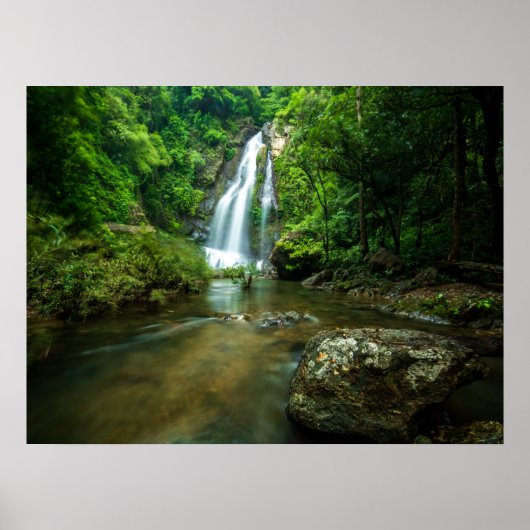 滝 | Tamnung Waterfall, Phuket Thailand ポスター (正面)