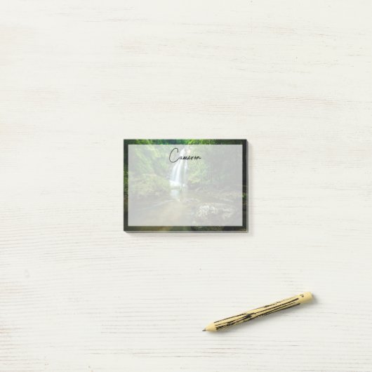 滝 | Tamnung Waterfall, Phuket Thailand ポストイット (デスク上)