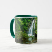 滝 | Tamnung Waterfall, Phuket Thailand マグカップ (正面左)