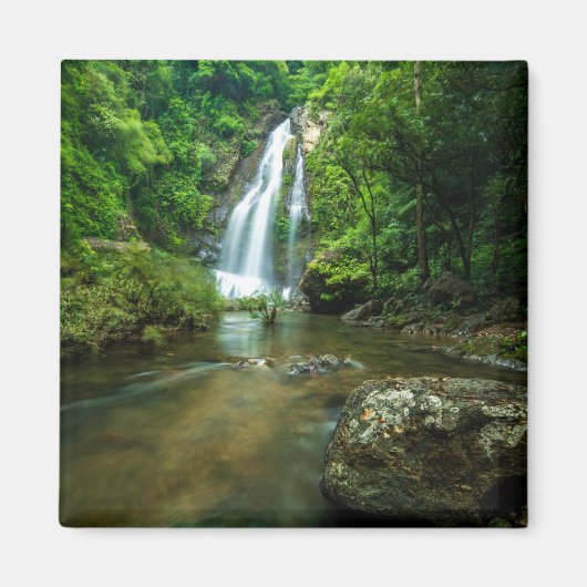 滝 | Tamnung Waterfall, Phuket Thailand マグネット (正面)