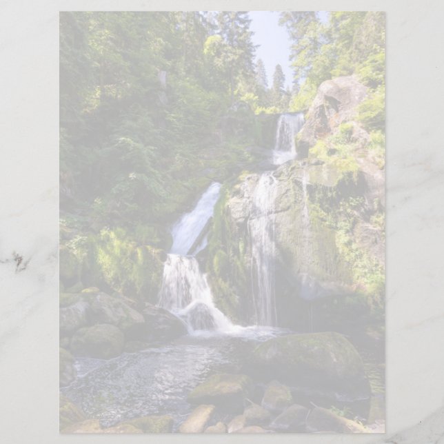 滝 | Triberger Wasserfelle，ドイツ (正面)