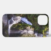 滝 | Triberger Wasserfelle，ドイツ iPhoneケース (裏面横)